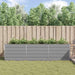 Jardinieră Gri deschis 195 x 100 x 45 cm Oțel Galvanizat - WALTI WALTI
