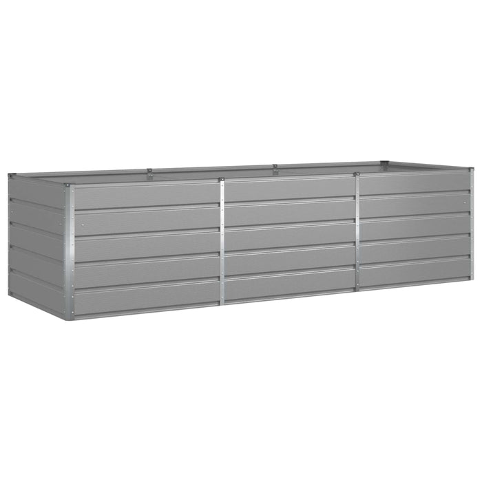 Jardinieră Gri deschis 195 x 100 x 45 cm Oțel Galvanizat - WALTI WALTI