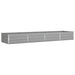 Jardinieră Gri deschis 195 x 100 x 45 cm Oțel Galvanizat - WALTI WALTI