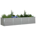 Jardinieră Gri deschis 195 x 100 x 45 cm Oțel Galvanizat - WALTI WALTI