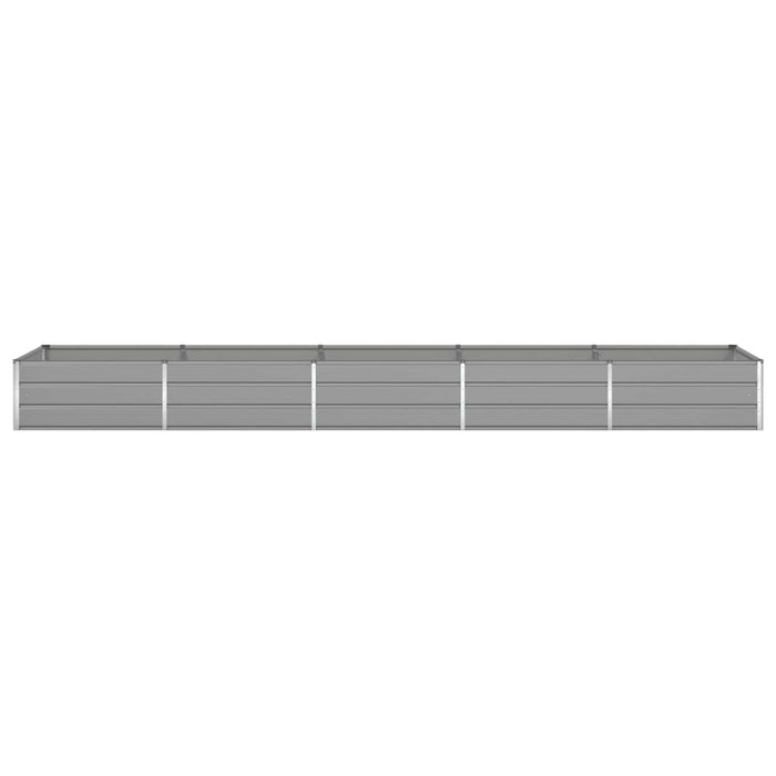 Jardinieră Gri deschis 195 x 100 x 45 cm Oțel Galvanizat - WALTI WALTI