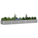 Jardinieră Gri deschis 195 x 100 x 45 cm Oțel Galvanizat - WALTI WALTI