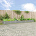 Jardinieră Gri deschis 195 x 100 x 45 cm Oțel Galvanizat - WALTI WALTI