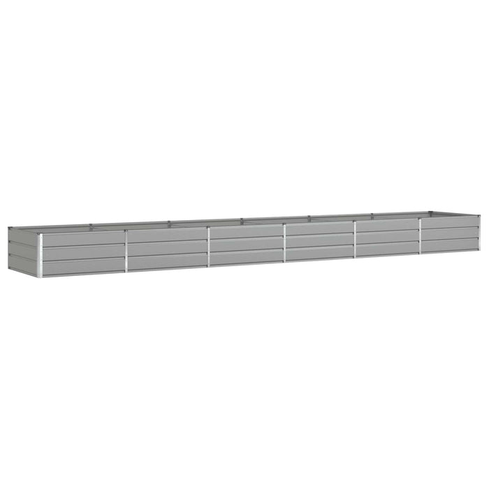 Jardinieră Gri deschis 195 x 100 x 45 cm Oțel Galvanizat - WALTI WALTI