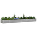 Jardinieră Gri deschis 195 x 100 x 45 cm Oțel Galvanizat - WALTI WALTI