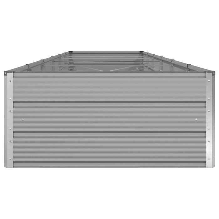 Jardinieră Gri deschis 195 x 100 x 45 cm Oțel Galvanizat - WALTI WALTI