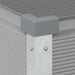 Jardinieră Gri deschis 100 x 45 x 90 cm Oțel Galvanizat - WALTI WALTI