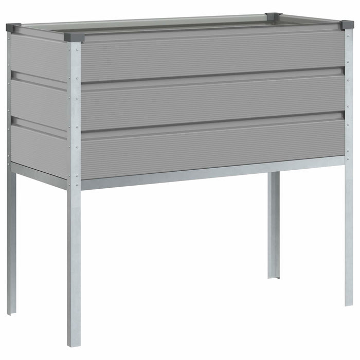 Jardinieră Gri deschis 100 x 45 x 90 cm Oțel Galvanizat - WALTI WALTI