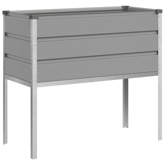 Jardinieră Gri deschis 100 x 45 x 90 cm Oțel Galvanizat - WALTI WALTI
