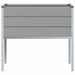 Jardinieră Gri deschis 100 x 45 x 90 cm Oțel Galvanizat - WALTI WALTI
