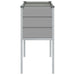 Jardinieră Gri deschis 100 x 45 x 90 cm Oțel Galvanizat - WALTI WALTI