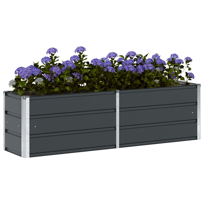 Jardinieră Antracit 160 x 40 x 45 cm Oțel - WALTI WALTI