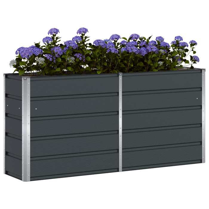 Jardinieră Antracit 160 x 40 x 75 cm Oțel - WALTI WALTI