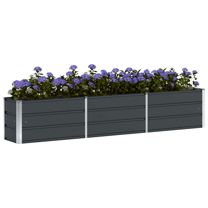 Jardinieră Antracit 240 x 40 x 45 cm Oțel - WALTI WALTI