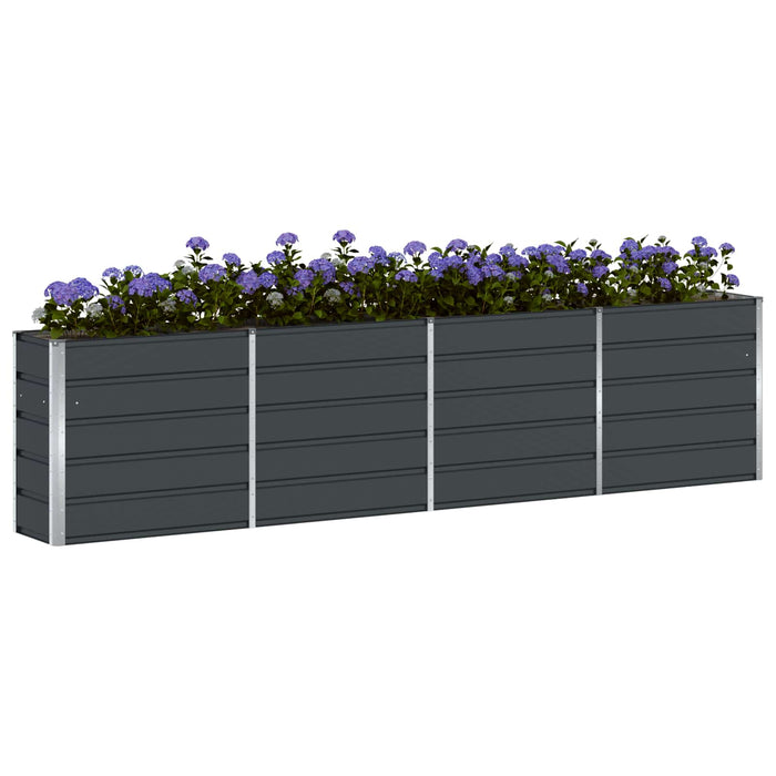 Jardinieră Antracit 320 x 40 x 75 cm Oțel - WALTI WALTI