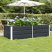 Jardinieră Antracit 160 x 80 x 45 cm Oțel - WALTI WALTI