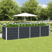 Jardinieră Antracit 240 x 80 x 75 cm Oțel - WALTI WALTI