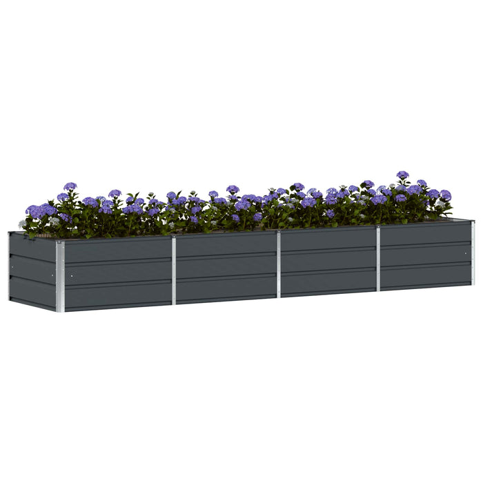 Jardinieră Antracit 320 x 80 x 45 cm Oțel - WALTI WALTI