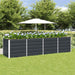 Jardinieră Antracit 240 x 80 x 75 cm Oțel - WALTI WALTI