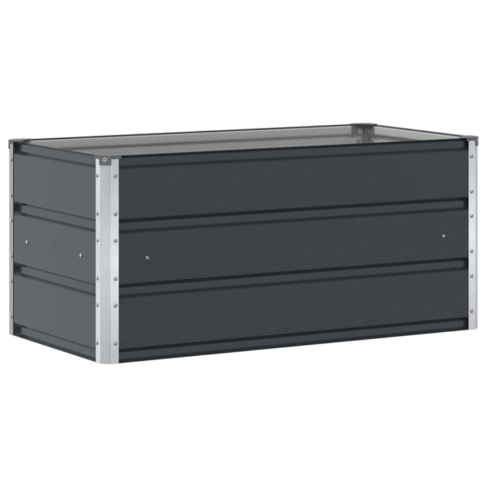 Jardinieră Antracit 100 x 50 x 45 cm Oțel Galvanizat WALTI