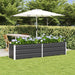 Jardinieră Antracit 195 x 50 x 45 cm Oțel Galvanizat - WALTI WALTI