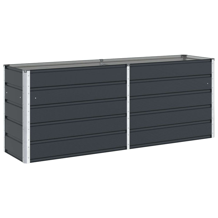 Jardinieră Antracit 195 x 50 x 75 cm Oțel Galvanizat WALTI