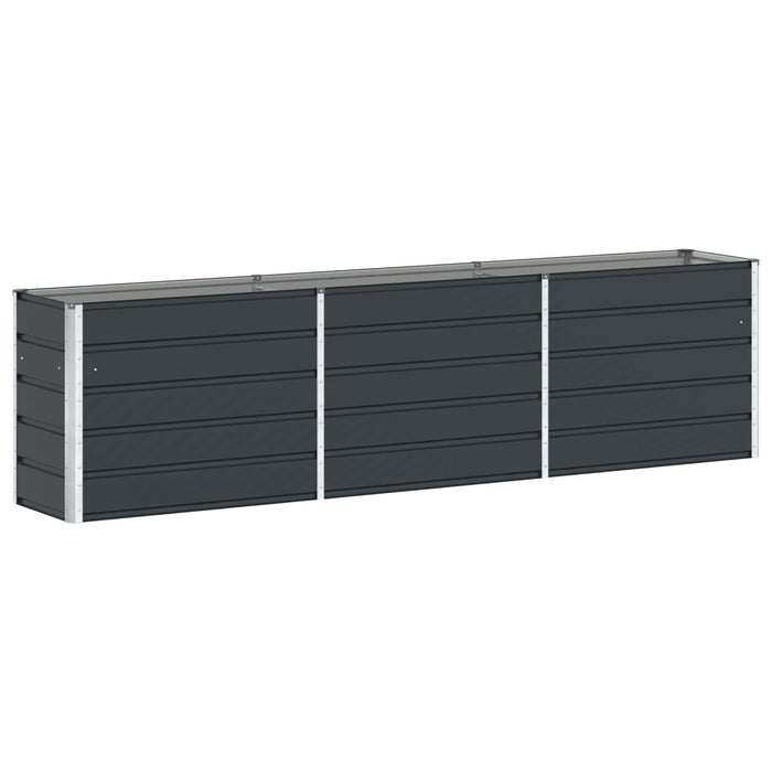 Jardinieră Antracit 290 x 50 x 75 cm Oțel Galvanizat WALTI