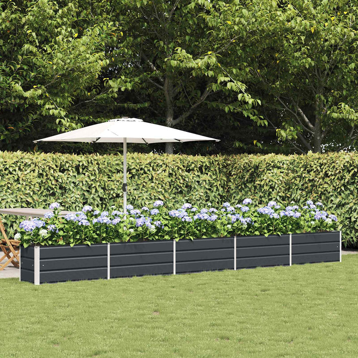 Jardinieră Antracit 480 x 50 x 45 cm Oțel Galvanizat WALTI