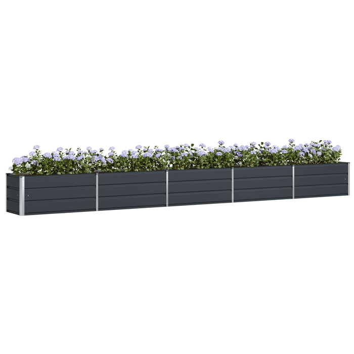 Jardinieră Antracit 480 x 50 x 45 cm Oțel Galvanizat WALTI