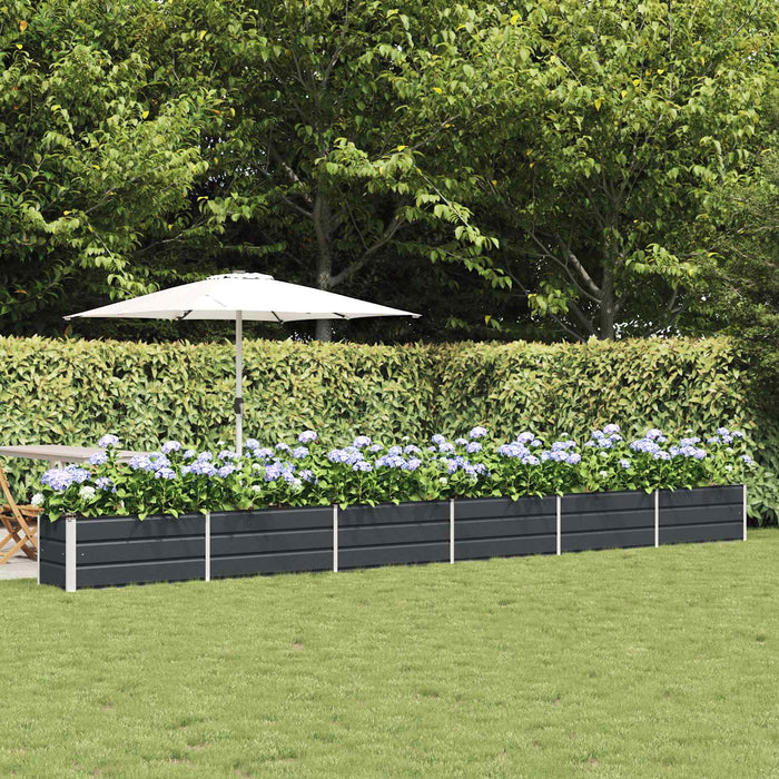 Jardinieră Antracit 580 x 50 x 45 cm Oțel Galvanizat WALTI