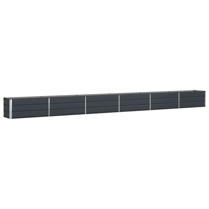 Jardinieră Antracit 580 x 50 x 45 cm Oțel Galvanizat WALTI