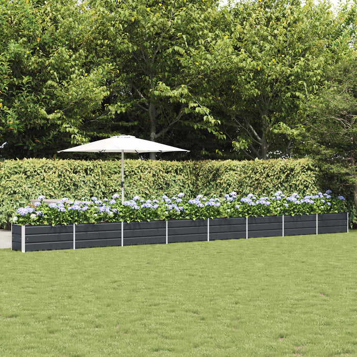 Jardinieră Antracit 770 x 50 x 45 cm Oțel Galvanizat WALTI