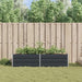 Jardinieră Antracit 195 x 100 x 45 cm Oțel Galvanizat - WALTI WALTI