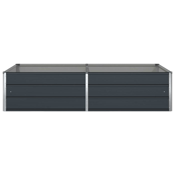Jardinieră Antracit 195 x 100 x 45 cm Oțel Galvanizat - WALTI WALTI