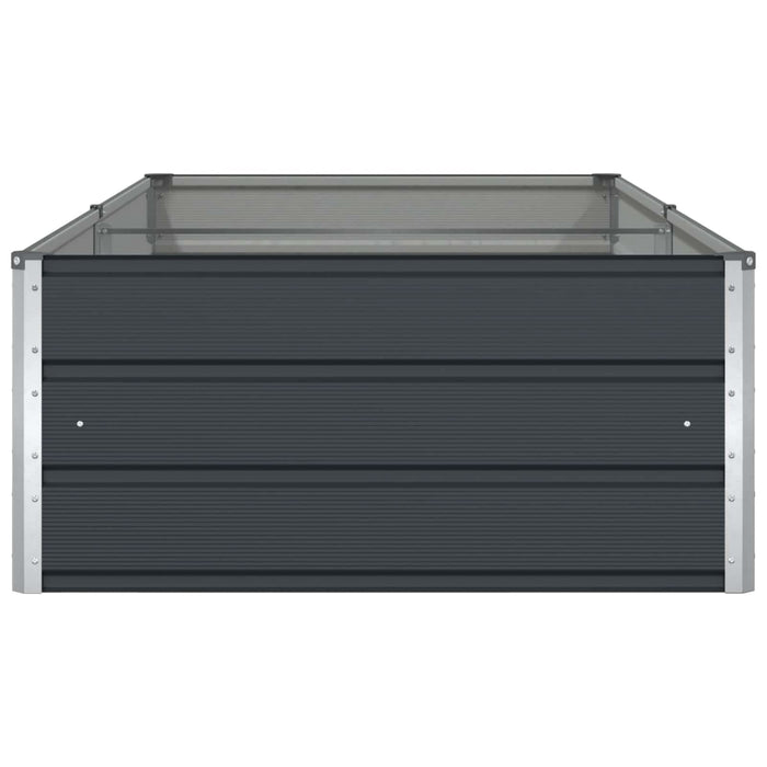 Jardinieră Antracit 195 x 100 x 45 cm Oțel Galvanizat - WALTI WALTI