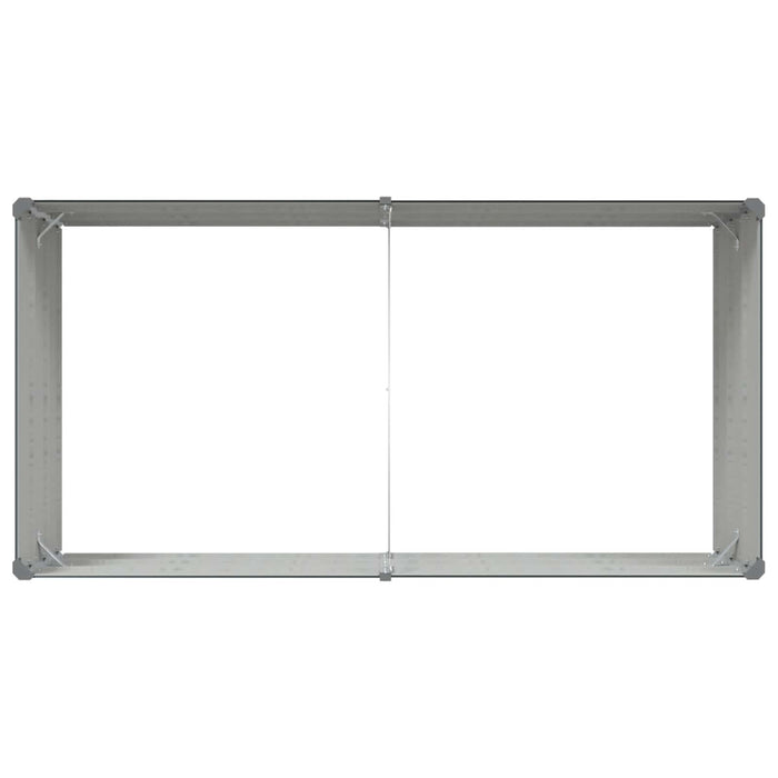 Jardinieră Antracit 195 x 100 x 45 cm Oțel Galvanizat - WALTI WALTI