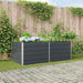 Jardinieră Antracit 195 x 100 x 45 cm Oțel Galvanizat - WALTI WALTI