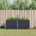 Jardinieră Antracit 195 x 100 x 45 cm Oțel Galvanizat - WALTI WALTI