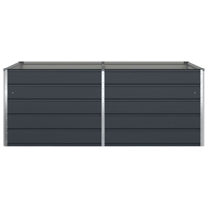 Jardinieră Antracit 195 x 100 x 45 cm Oțel Galvanizat - WALTI WALTI