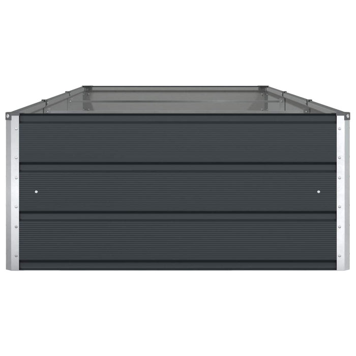 Jardinieră Antracit 195 x 100 x 45 cm Oțel Galvanizat - WALTI WALTI