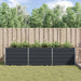 Jardinieră Antracit 195 x 100 x 45 cm Oțel Galvanizat - WALTI WALTI