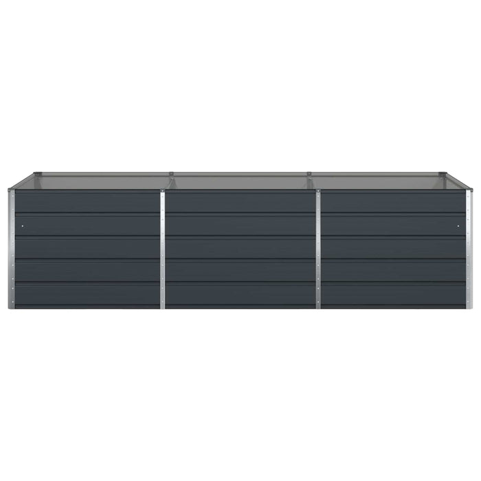 Jardinieră Antracit 195 x 100 x 45 cm Oțel Galvanizat - WALTI WALTI