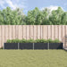 Jardinieră Antracit 195 x 100 x 45 cm Oțel Galvanizat - WALTI WALTI