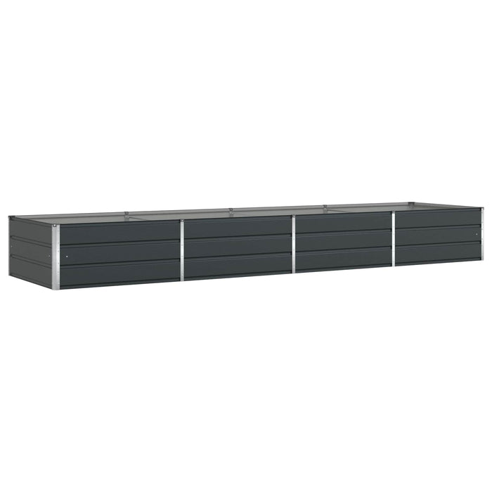 Jardinieră Antracit 195 x 100 x 45 cm Oțel Galvanizat - WALTI WALTI