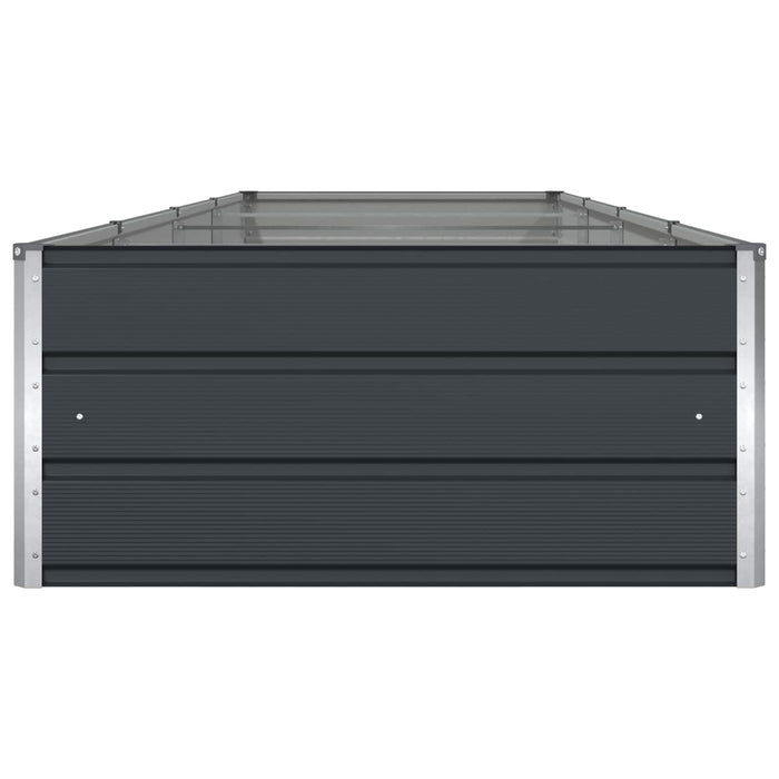 Jardinieră Antracit 195 x 100 x 45 cm Oțel Galvanizat - WALTI WALTI