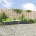 Jardinieră Antracit 195 x 100 x 45 cm Oțel Galvanizat - WALTI WALTI
