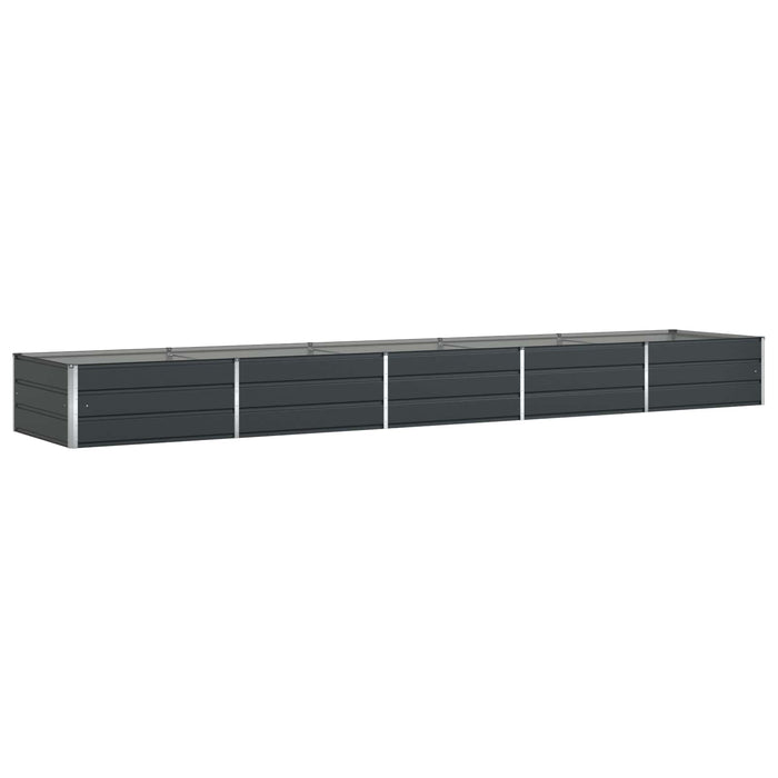 Jardinieră Antracit 195 x 100 x 45 cm Oțel Galvanizat - WALTI WALTI