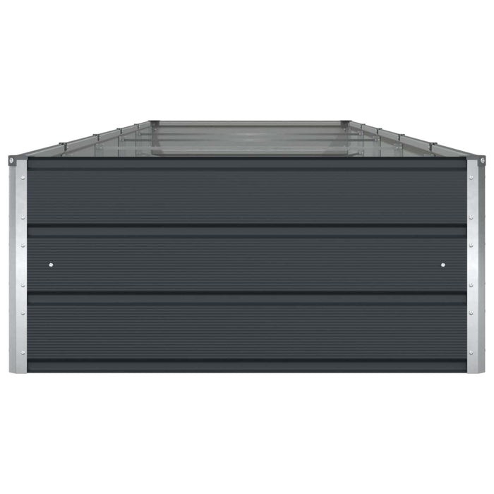 Jardinieră Antracit 195 x 100 x 45 cm Oțel Galvanizat - WALTI WALTI