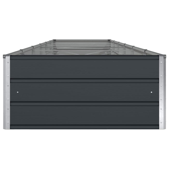 Jardinieră Antracit 195 x 100 x 45 cm Oțel Galvanizat - WALTI WALTI