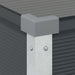 Jardinieră Antracit 100 x 45 x 90 cm Oțel Galvanizat - WALTI WALTI